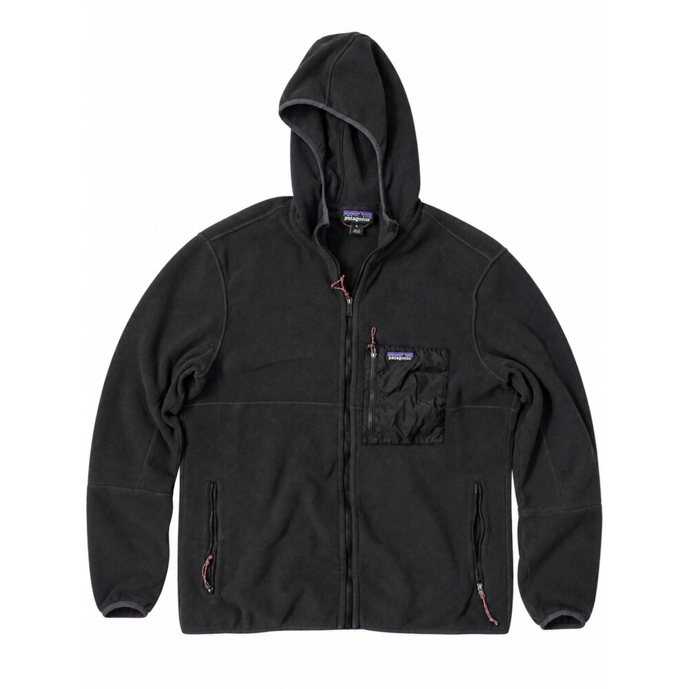 Patagonia Black Hooded Fleece Jacket Men’s XL